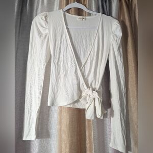 🎉 2 for $20 🎉 Chic White Wrap Cardigan